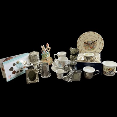 Lot 89 - A mixed lot of Beatrix Potter, silver-plated...