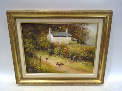 Lot 22 - A Les Parson ( b 1945 ) Oil on Canvas. The...