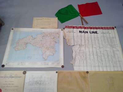 Lot 127 - A Collection of Technical Drawings, Posters...
