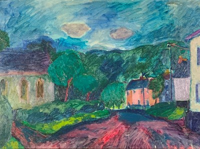 Lot 237 - Adrian RYAN (1920-1998) Suffolk landscape with...