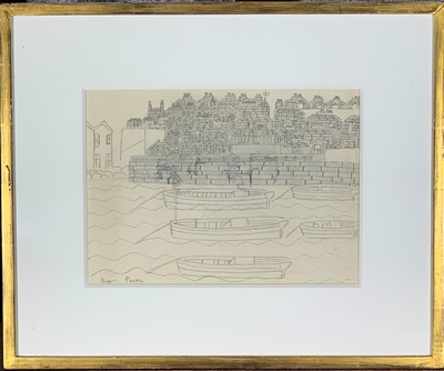 Lot 238 - Bryan PEARCE (1929-2006) Boats in St Ives...