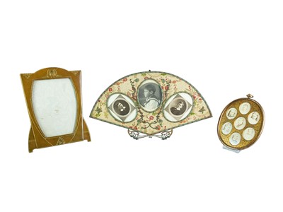 Lot 291 - A leather Secessionist frame.
