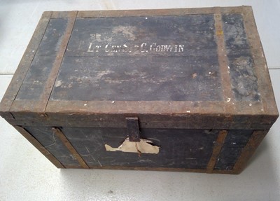 Lot 11 - A Tin-lined Chest, the Chest is marked Lt Gen...