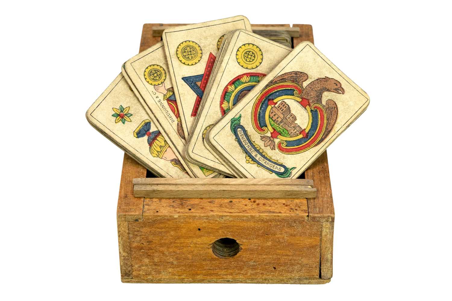 Lot 50 - An assorted collection of French 19th century Tarot playing cards.