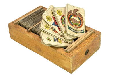 Lot 50 - An assorted collection of French 19th century Tarot playing cards.