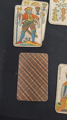 Lot 50 - An assorted collection of French 19th century Tarot playing cards.