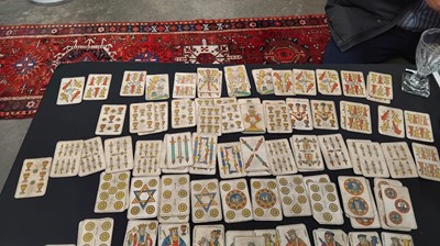 Lot 50 - An assorted collection of French 19th century Tarot playing cards.