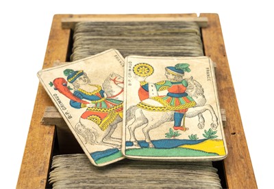 Lot 50 - An assorted collection of French 19th century Tarot playing cards.