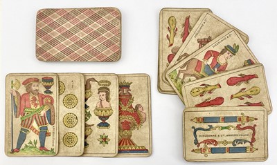 Lot 50 - An assorted collection of French 19th century Tarot playing cards.