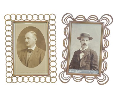 Lot 157 - Two arts and crafts photo frames.