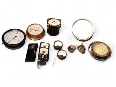 Lot 153 - A Sestrel ship's gimbal compass, a Budenberg...
