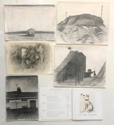 Lot 258 - Julian DYSON (1936-2003) 5 loose drawings...