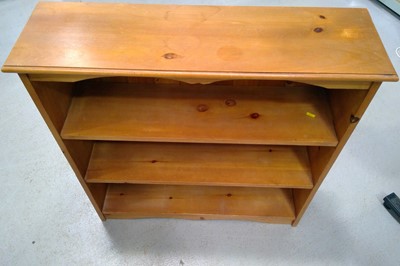 Lot 165 - A Pine Bookcase. The Bookcase is 92cm tall,...