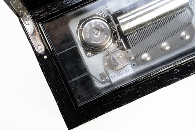 Lot 1 - A Reuge for Mappin & Webb music box.