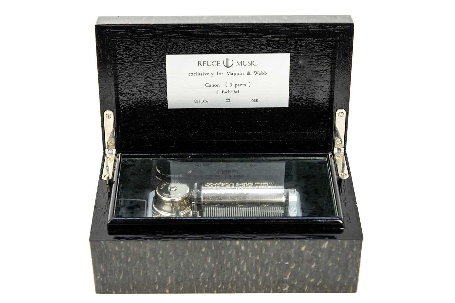 Lot 1 - A Reuge for Mappin & Webb music box.