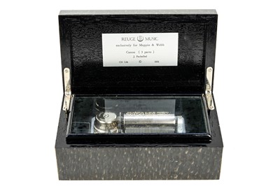 Lot 1 - A Reuge for Mappin & Webb music box.