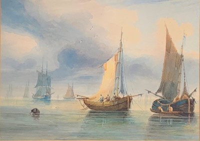 Lot 262 - Attributed to Samuel OWEN (1769-1857) Boating...