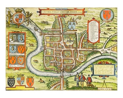 Lot 214 - (Chester) Georg Braun and Frans Hogenberg