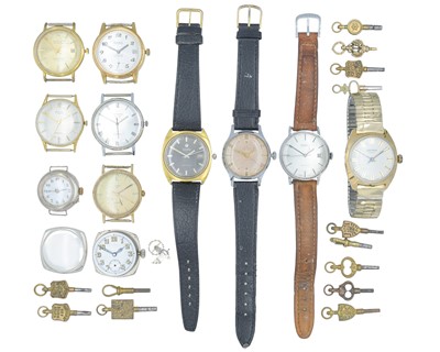 Lot 1134 - A collection of mechanical wristwatches for repairs or spares.