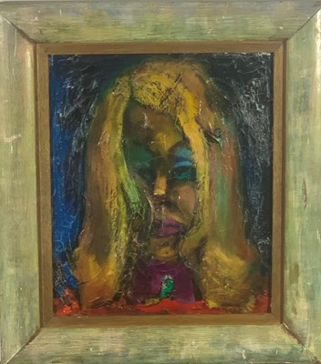 Lot 21 - Sven BERLIN (1911 - 1999) Julia Oil on canvas...