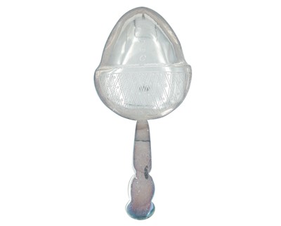 Lot 57 - A George III silver caddy spoon with acorn bowl.