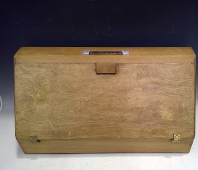 Lot 186 - A Wooden Toolbox. The Toolbox measures 37cm...