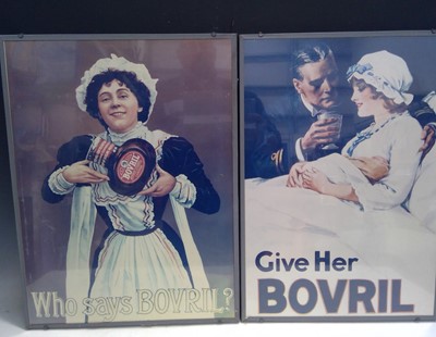 Lot 192 - Reproduction Bovril Advertising Posters. The...