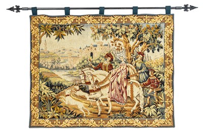 Lot 350 - A French tapestry wall hanging, La Chasse Royale.