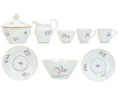 Lot 602 - A Barr, Flight and Barr Worcester part tea set.