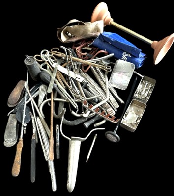 Lot 53 - A selection of vintage medical equipment, etc.