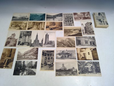 Lot 72 - Ninety Vintage French Carte Postale and Three...