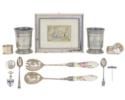 Lot 207 - An Italian silver fronted picture.