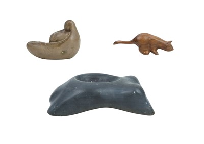 Lot 807 - A bronzed plaster maquette.