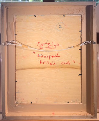 Lot 289 - Simeon STAFFORD (b.1956) Mo Salah Liverpool...