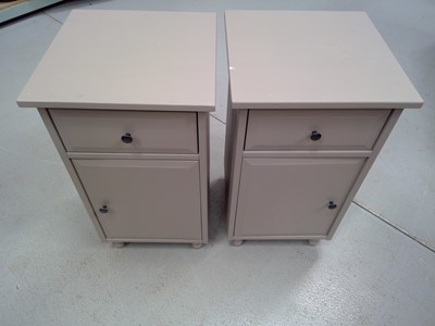 Lot 25 - A Pair of Bedside Cabinets. The Cabinets are...
