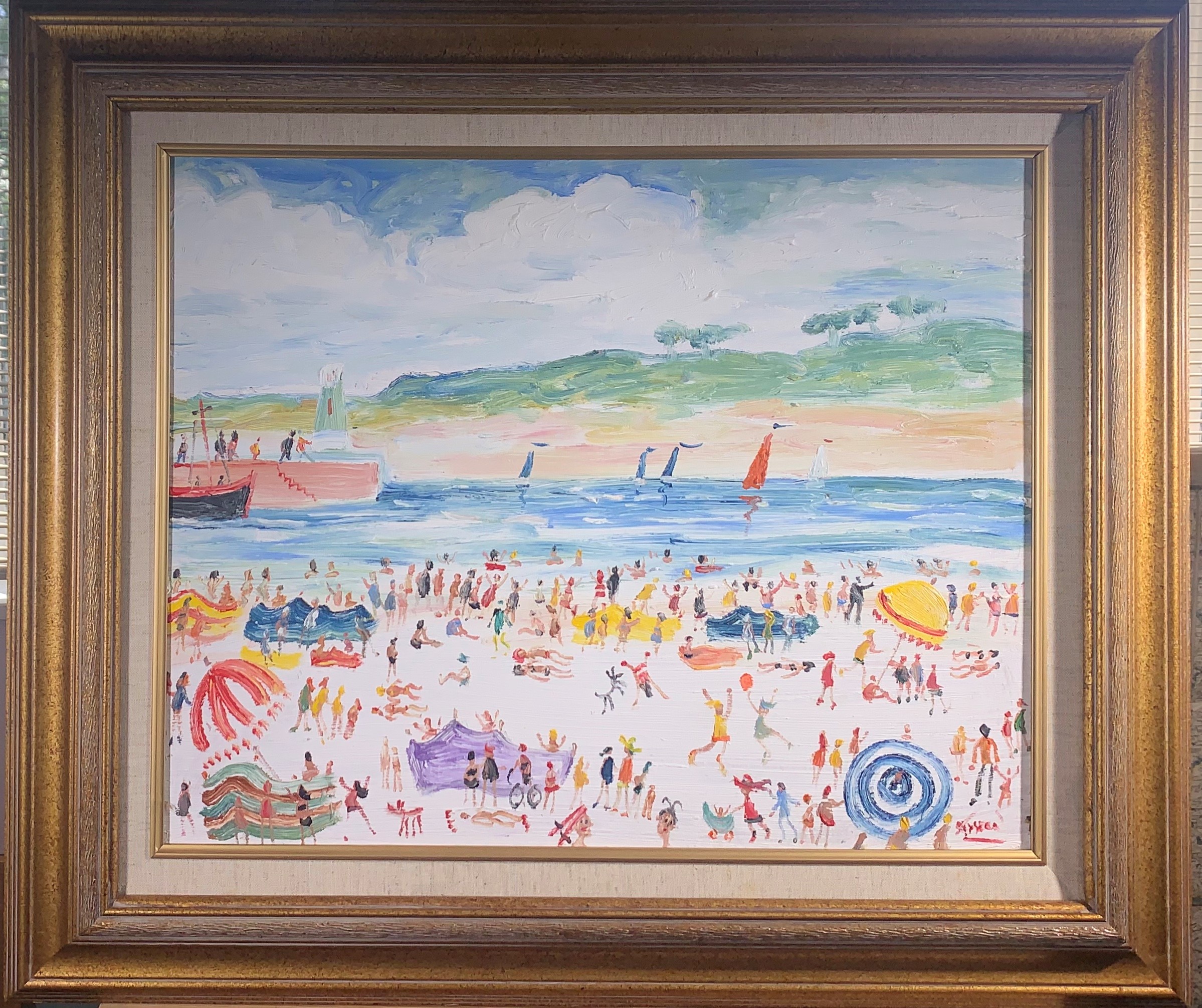 Lot 290 - Simeon STAFFORD (b.1956) St Ives Oil on