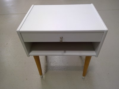 Lot 22 - A Painted Nightstand. The Stand is 52cm tall,...