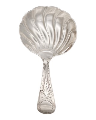 Lot 62 - A William IV Exeter silver caddy spoon by Robert Williams.