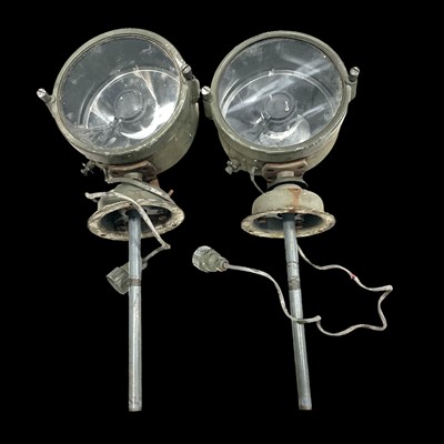 Lot 18 - Two Francis search lights, these appear to be...