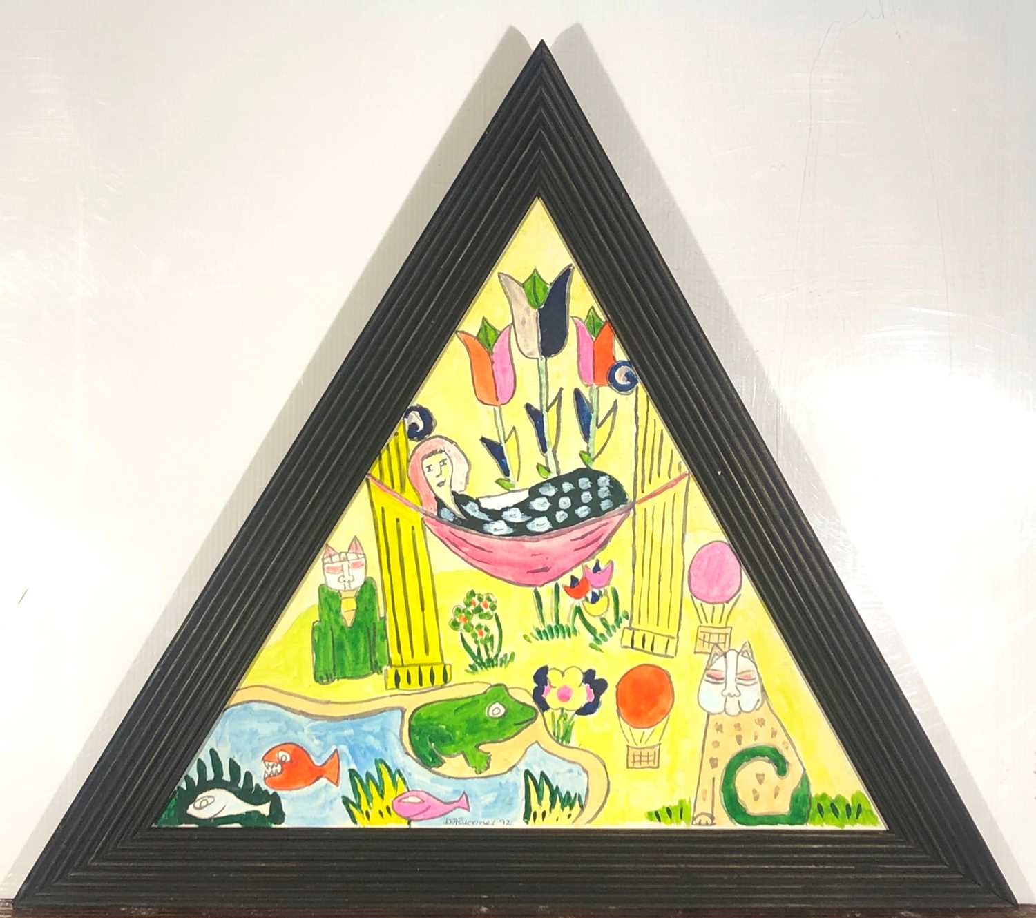 Lot 1077 - David FALCONER Fantasies I Watercolour Signed...