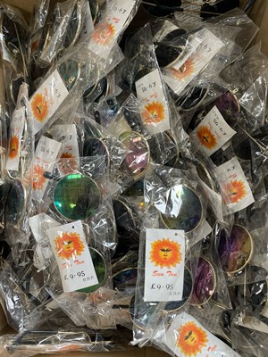 Lot 106 - A box containing dozens of pairs of "Sun-Tan"...