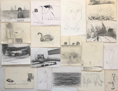 Lot 297 - Julian DYSON (1936-2003) 34 loose sketchbook...