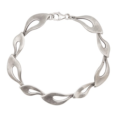 Lot 67 - An Italian silver designer bracelet.