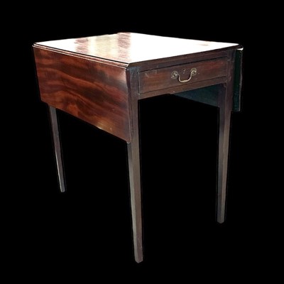 Lot 161 - A 19th century mahogany Pembroke table, 76cm...