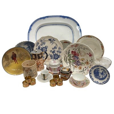 Lot 165 - A Royal Doulton "Romeo" bowl, a Wedgwood...