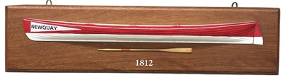 Lot 8 - Ralph Bird, a half-hull model built by the...