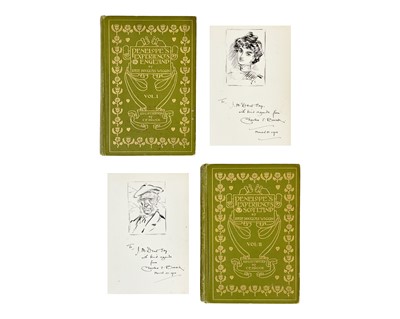 Lot (Signed Original Sketches) Charles E. Brock illustrations