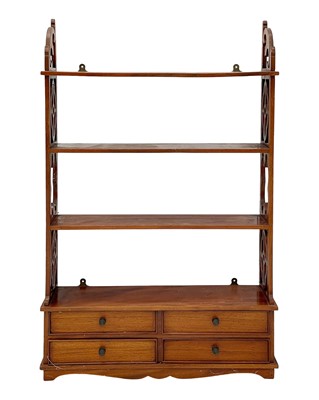 Lot 949 - A Georgian style mahogany bookcase.