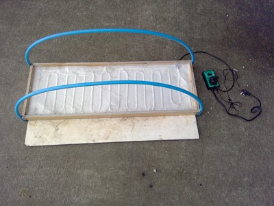 Lot 199 - A Propagation Table. The Table is 124cm wide...
