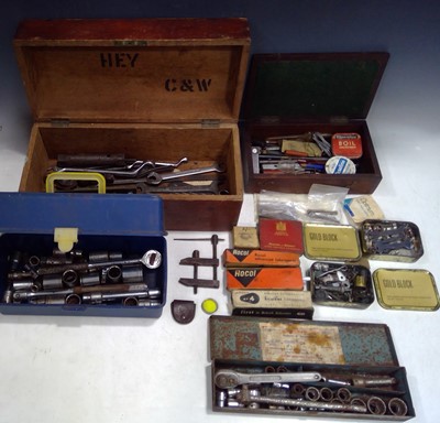 Lot 65 - Socket Sets, Spanners, Fixings, etc.